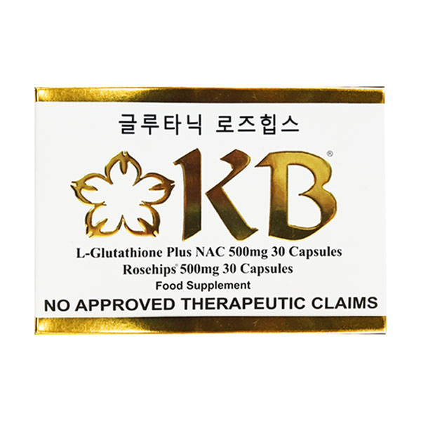 KB L Glutathione plus NAC + KB Rosehips 10's New Packaging