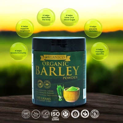 Organico Organic Barley Grass Powder 100g