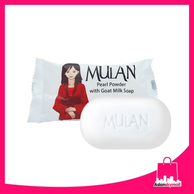 MULAN Pearl Powder + Goat Milk Soap 100g