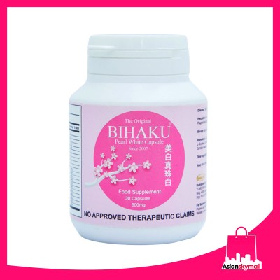 The Original BIHAKU Pearl White Capsule 30 Capsules 500mg