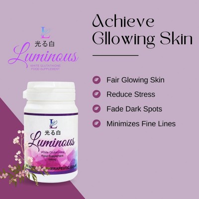 Luminous White Glutathione 1000mg 60 Capsules