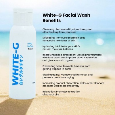 WHITE - G Hypo Facial Wash 60ml