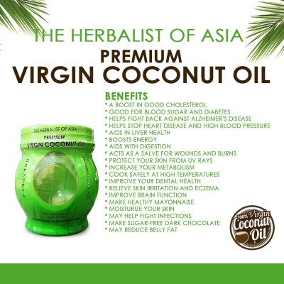 The Herbalist Of Asia Organic Certified Virgin Coconut Oil 280ml