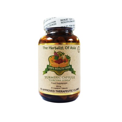 The Herbalist Of Asia Turmeric Capsule 500mg 90 Vegetarian Capsules