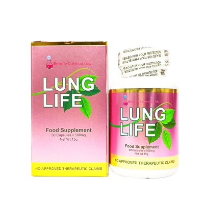 iBeauty Science Lab Lung Life 30 Capsules x 500mg