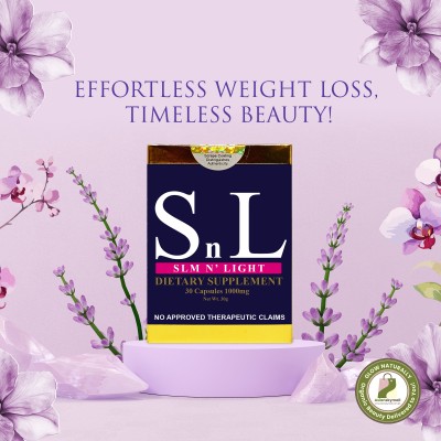 SnL Slim n Light Dietary Supplement 1000mg 30 Capsules 1 Box