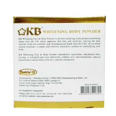 KB Whitening Body Powder