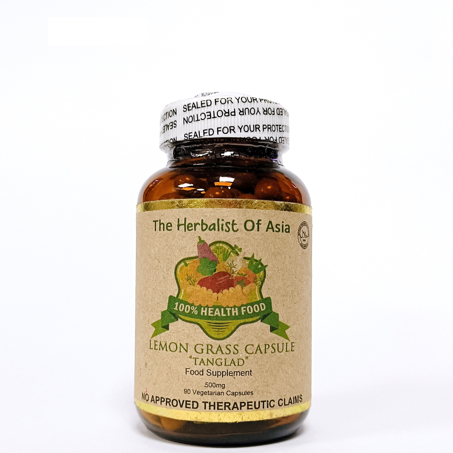 The Herbalist Of Asia Tanglad Capsule 500mg 90 Vegetarian Capsules