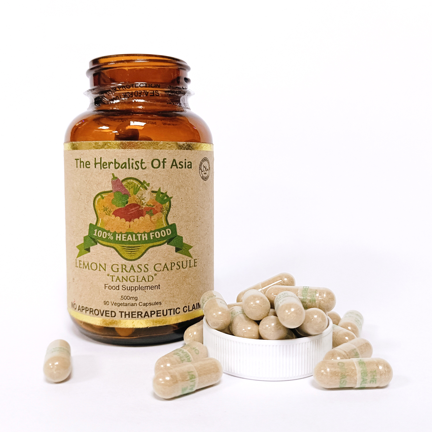 The Herbalist Of Asia Tanglad Capsule 500mg 90 Vegetarian Capsules