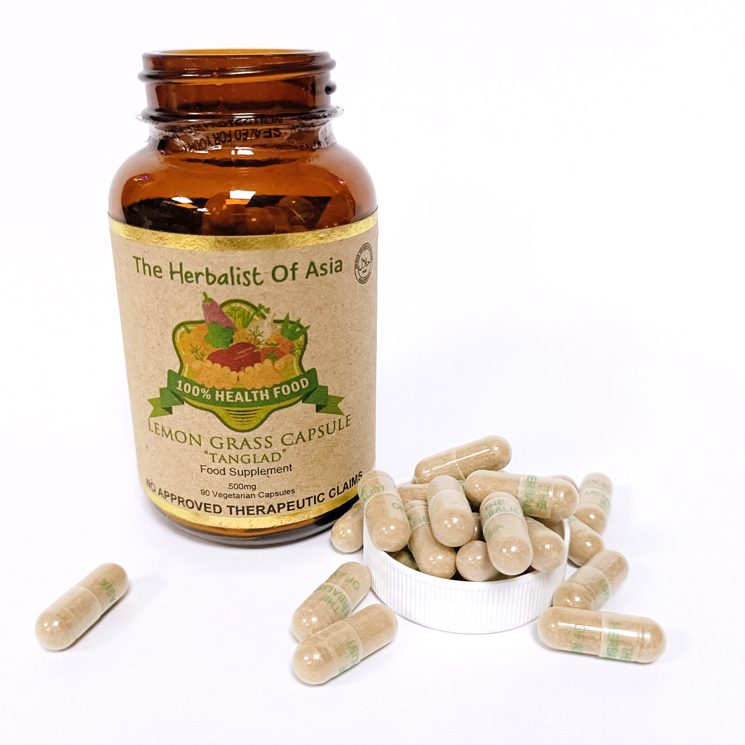 The Herbalist Of Asia Tanglad Capsule 500mg 90 Vegetarian Capsules