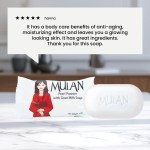 MULAN Pearl Powder + Goat Milk Soap 100g