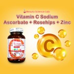 iBeauty Science Lab Vitamin C Sodium Ascorbate + Rosehips + Zinc 500mg 30 Capsules