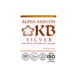 KB Silver Whitening Soap 60g ALPHA ARBUTIN + HYALURONIC ACID + COLLAGEN Whitening Soap