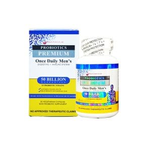 Probiotics for Men 50 Billion CFU 15 Strains 30 Capsule