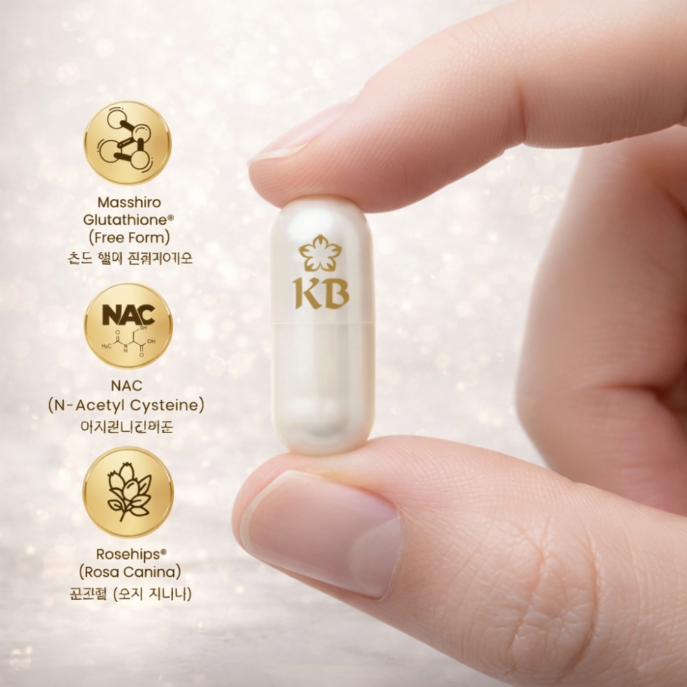 kb white glutathione KB L-Glutathione plus NAC -Glutanac + KB Rosehips Buy 1 Take 1