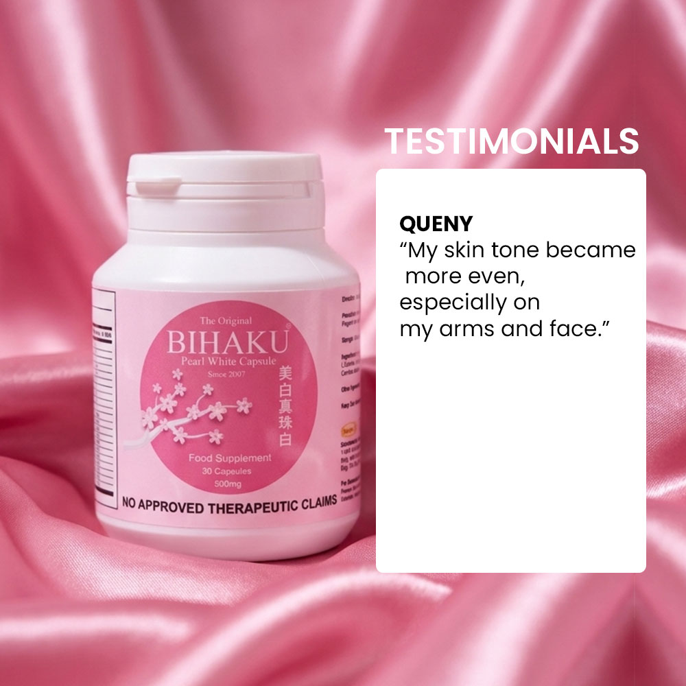 The Original BIHAKU Pearl White Capsule 30 Capsules 500mg