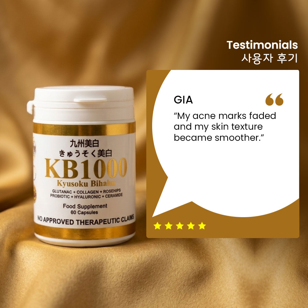 KB1000 Glutathione + Hyaluronic + Ceramide + Probiotics + Berries +  Collagen + Rosehips + NAC - Asianskymall Business Partners Inc.